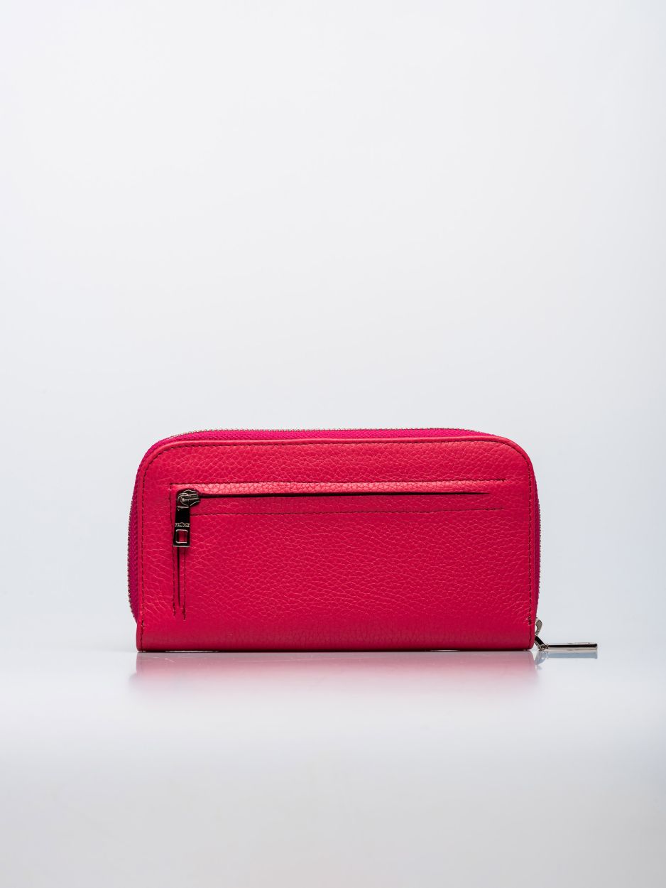 Billetera Mili En Cuero Graneado