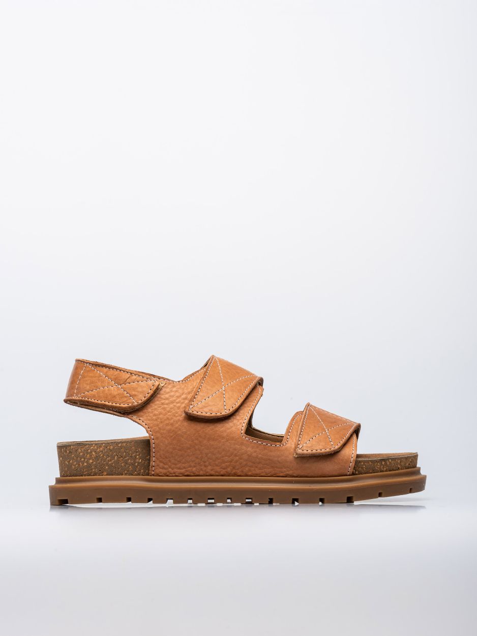 Sandalia Kenya En Cuero Graneado