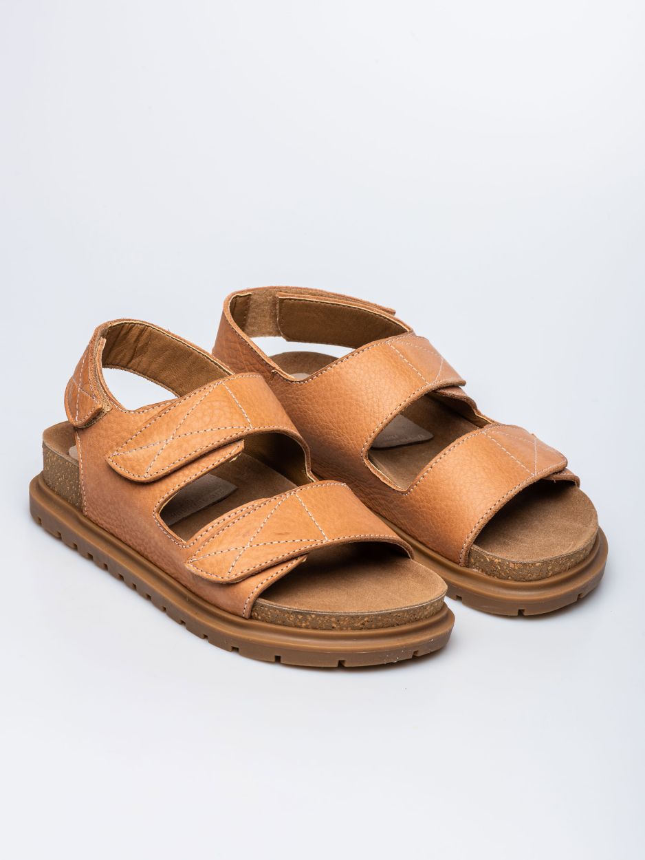 Sandalia Kenya En Cuero Graneado