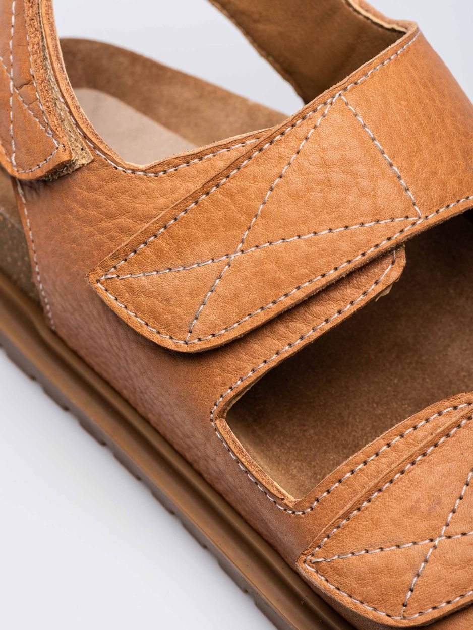 Sandalia Kenya En Cuero Graneado